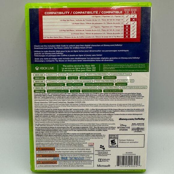 Disney Infinity 20 Edition Xbox 360 Starter Pack Video Game Complete NTSC - Picture 2 of 3